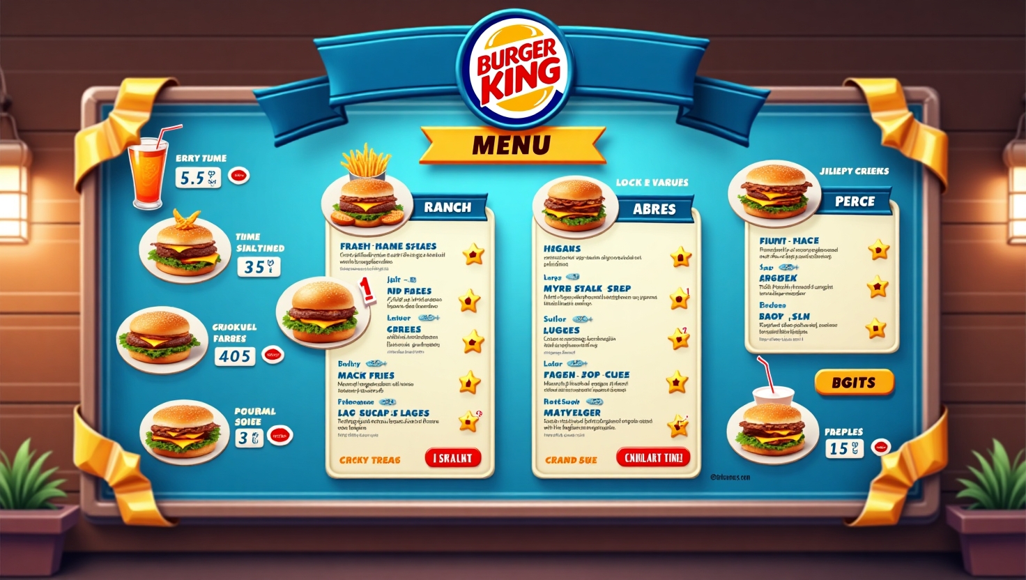 Burger King Menu